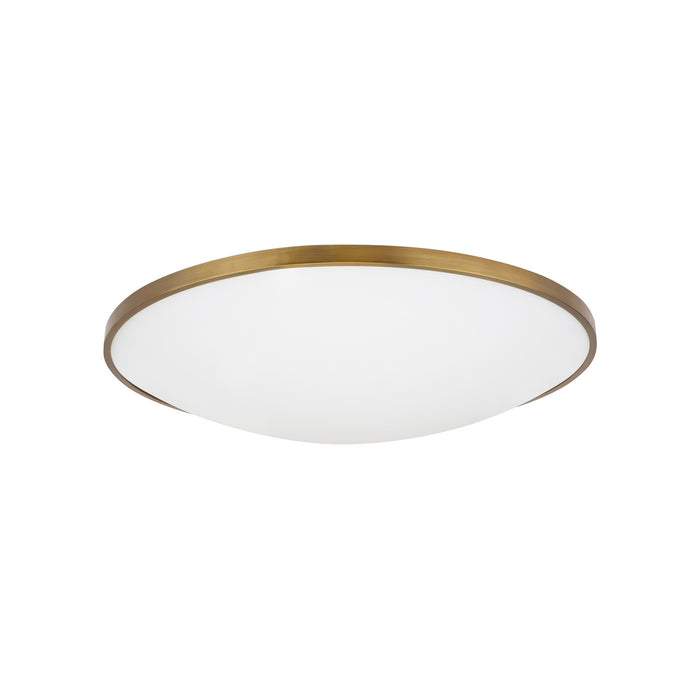 Visual Comfort Modern 700FMVNC24A-LED930 LED Flush Mount, Aged Brass