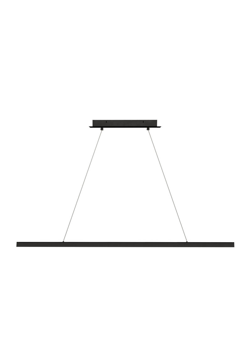 Visual Comfort Modern 700LSDES48B-LED92730 LED Suspension, Nightshade Black