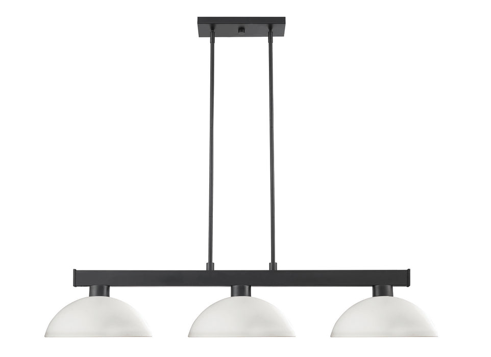 Z-Lite 152MB-DMO14 Three Light Billiard, Matte Black