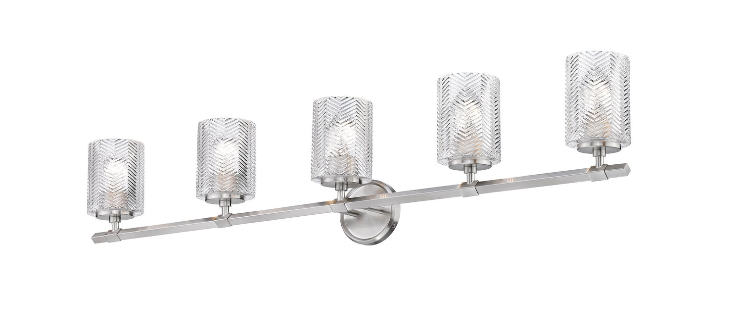 Z-Lite 1934-5V-BN Five Light Vanity, Brushed Nickel