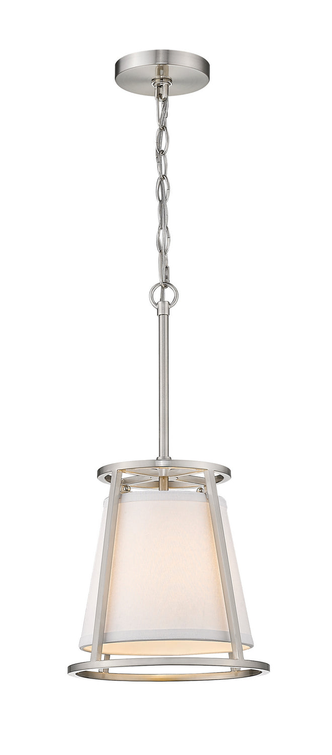 Z-Lite 1935MP-BN One Light Pendant, Brushed Nickel