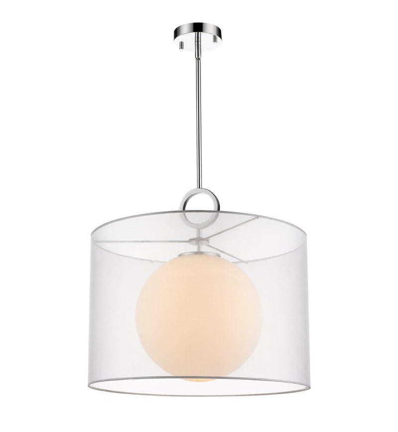 Z-Lite 194-20W-C One Light Pendant, Chrome