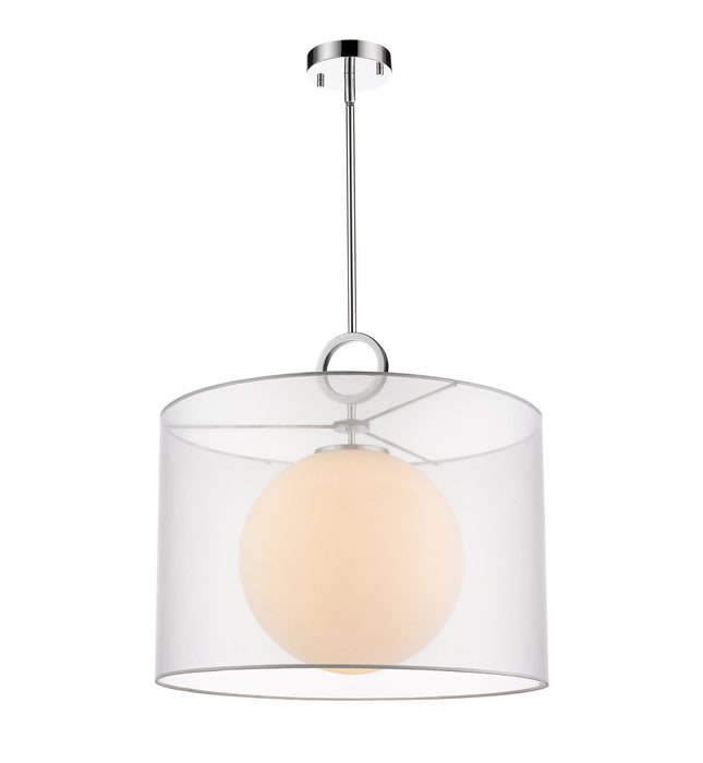 Z-Lite 194-20W-C One Light Pendant, Chrome