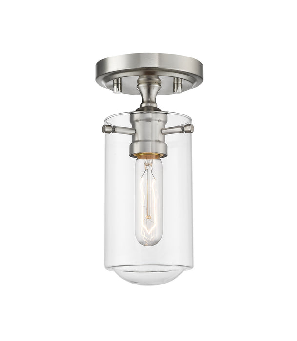 Z-Lite 471F1-BN One Light Flush Mount, Brushed Nickel