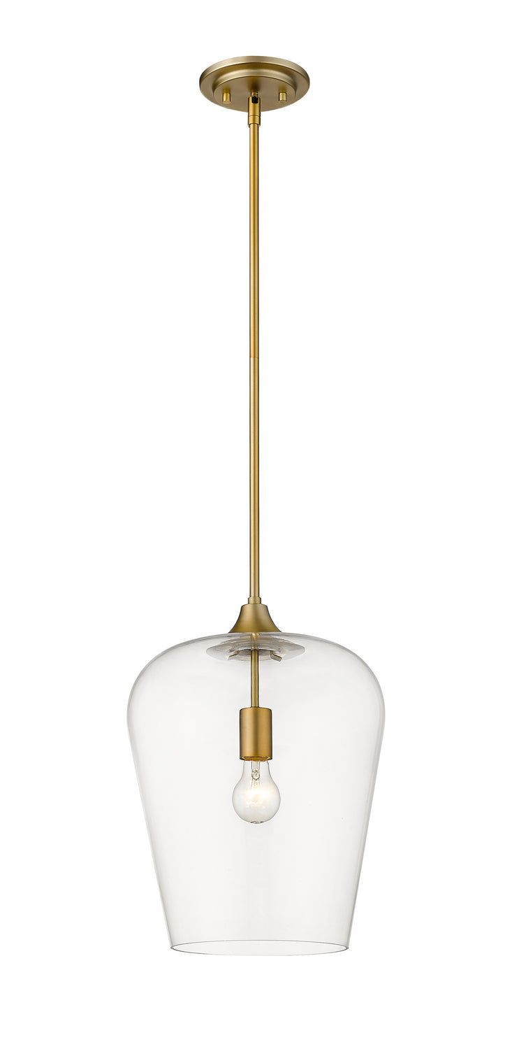 Z-Lite 473P12-OBR One Light Pendant, Olde Brass