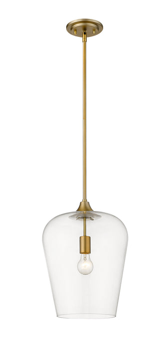 Z-Lite 473P12-OBR One Light Pendant, Olde Brass
