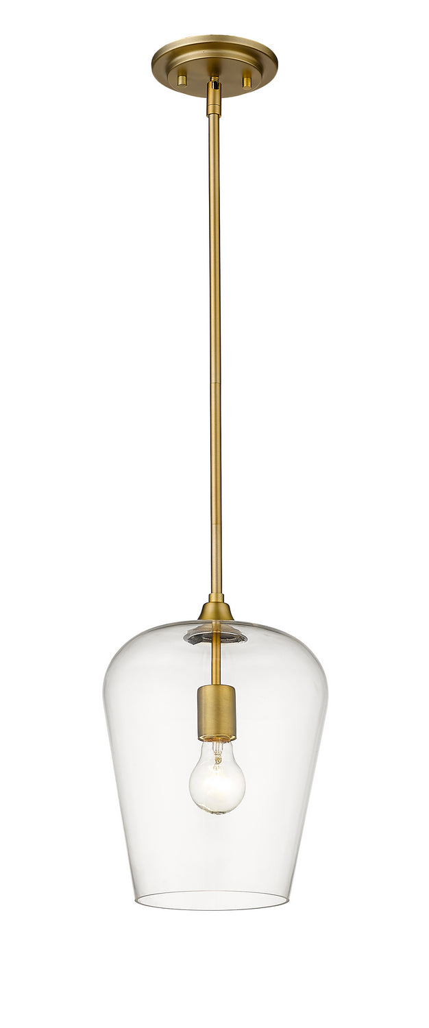 Z-Lite 473P9-OBR One Light Pendant, Olde Brass