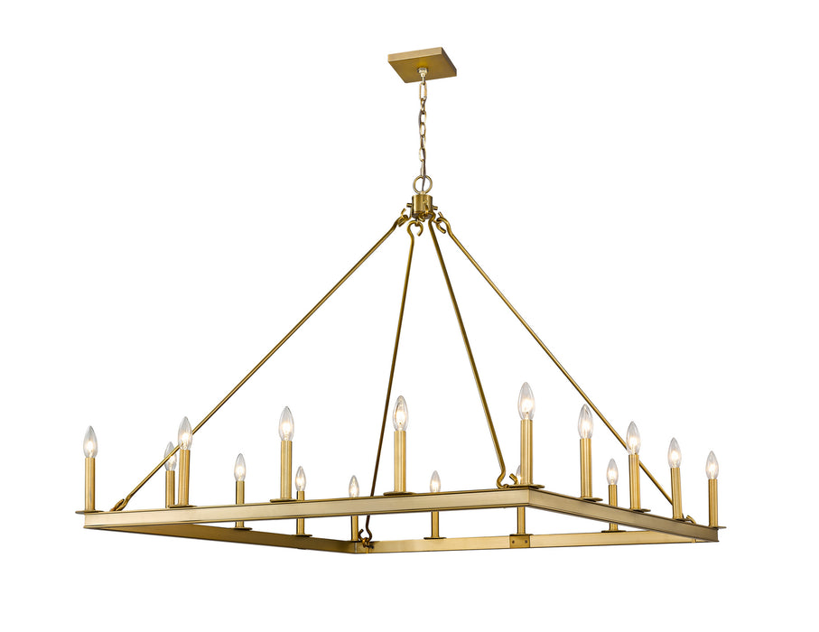 Z-Lite 482S-16OBR 16 Light Chandelier, Olde Brass