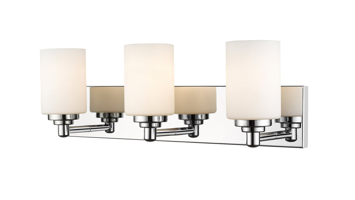 Z-Lite 485-3V-CH Three Light Vanity, Chrome