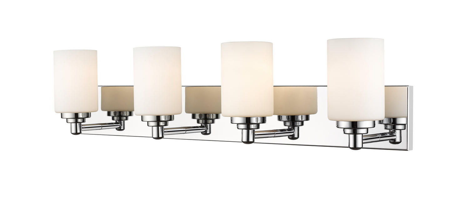 Z-Lite 485-4V-CH Four Light Vanity, Chrome