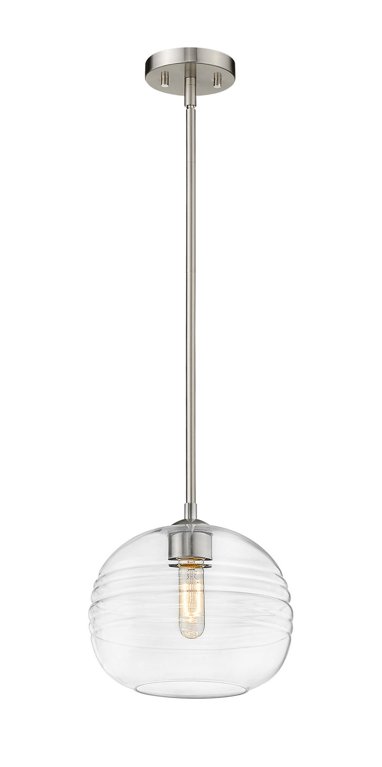 Z-Lite 486P10-BN One Light Pendant, Brushed Nickel