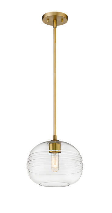 Z-Lite 486P10-OBR One Light Pendant, Olde Brass