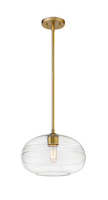 Z-Lite 486P14-OBR One Light Pendant, Olde Brass
