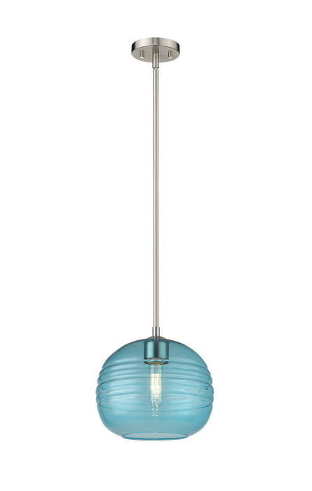 Z-Lite 487P10-BN One Light Pendant, Brushed Nickel