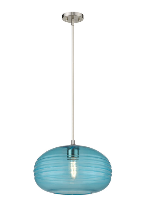 Z-Lite 487P14-BN One Light Pendant, Brushed Nickel