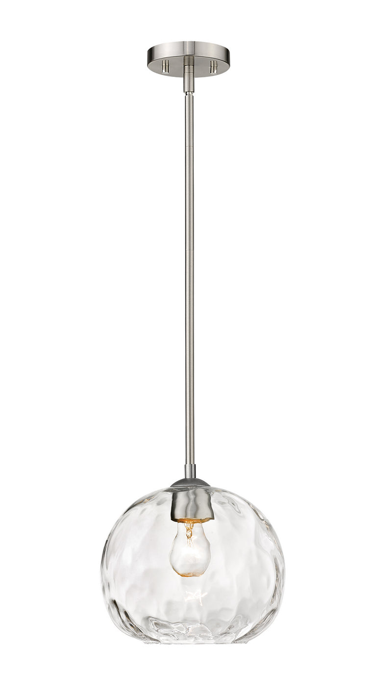 Z-Lite 490P10-BN One Light Pendant, Brushed Nickel