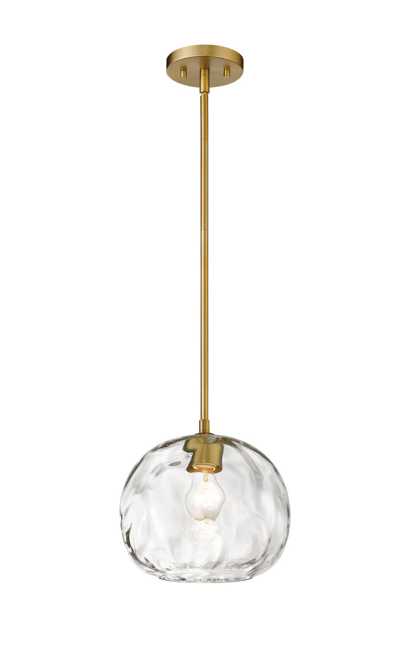 Z-Lite 490P10-OBR One Light Pendant, Olde Brass