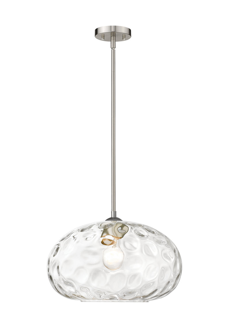 Z-Lite 490P14-BN One Light Pendant, Brushed Nickel