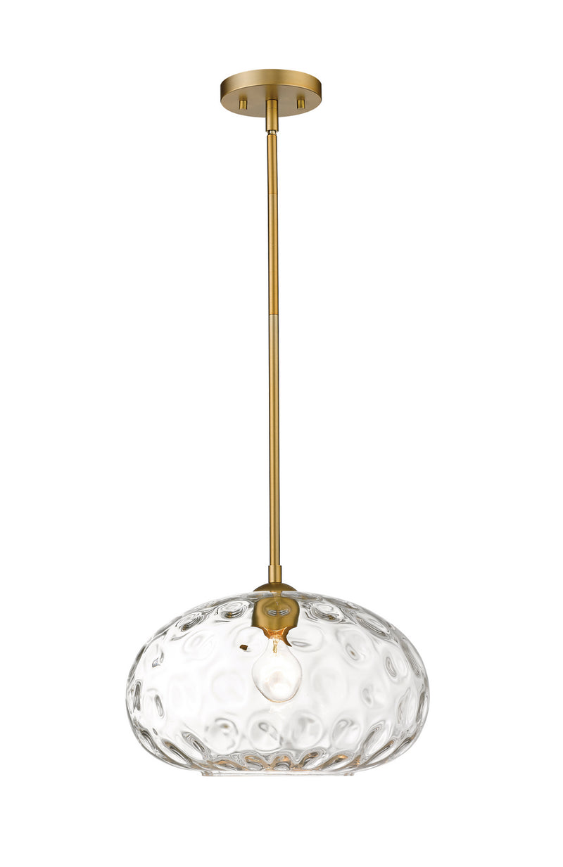 Z-Lite 490P14-OBR One Light Pendant, Olde Brass