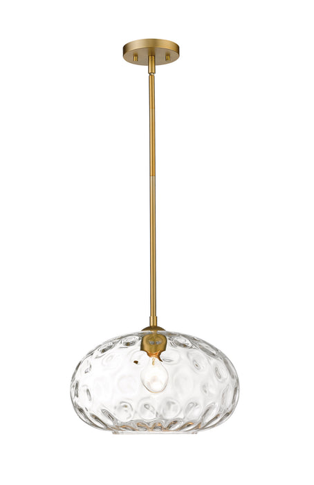 Z-Lite 490P14-OBR One Light Pendant, Olde Brass