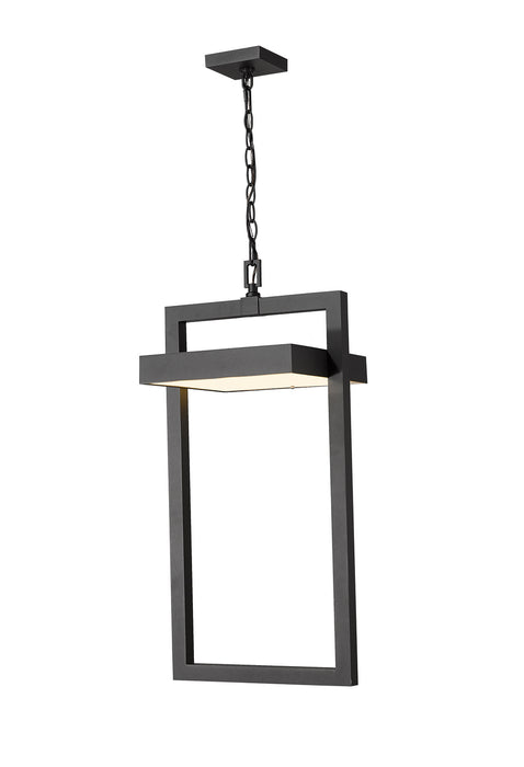 Z-Lite 566CHXL-BK-LED LED Outdoor Chain Mount Ceiling Fixture, Black