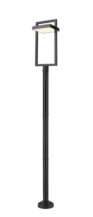 Z-Lite 566PHXLR-567P-BK-LED LED Outdoor Post Moun Fixture, Black