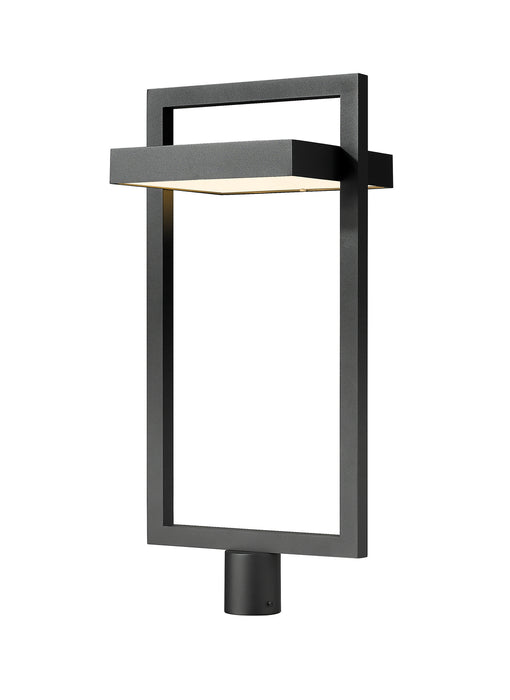 Z-Lite 566PHXLR-BK-LED LED Outdoor Post Moun Fixture, Black