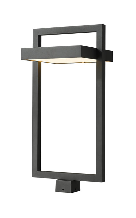 Z-Lite 566PHXLS-BK-LED LED Outdoor Post Moun Fixture, Black