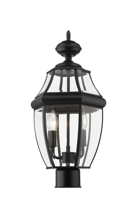Z-Lite 580PHM-BK Two Light Outdoor Post Mount Fixture, Black