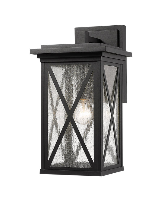 Z-Lite 583B-BK One Light Outdoor Wall Light, Black