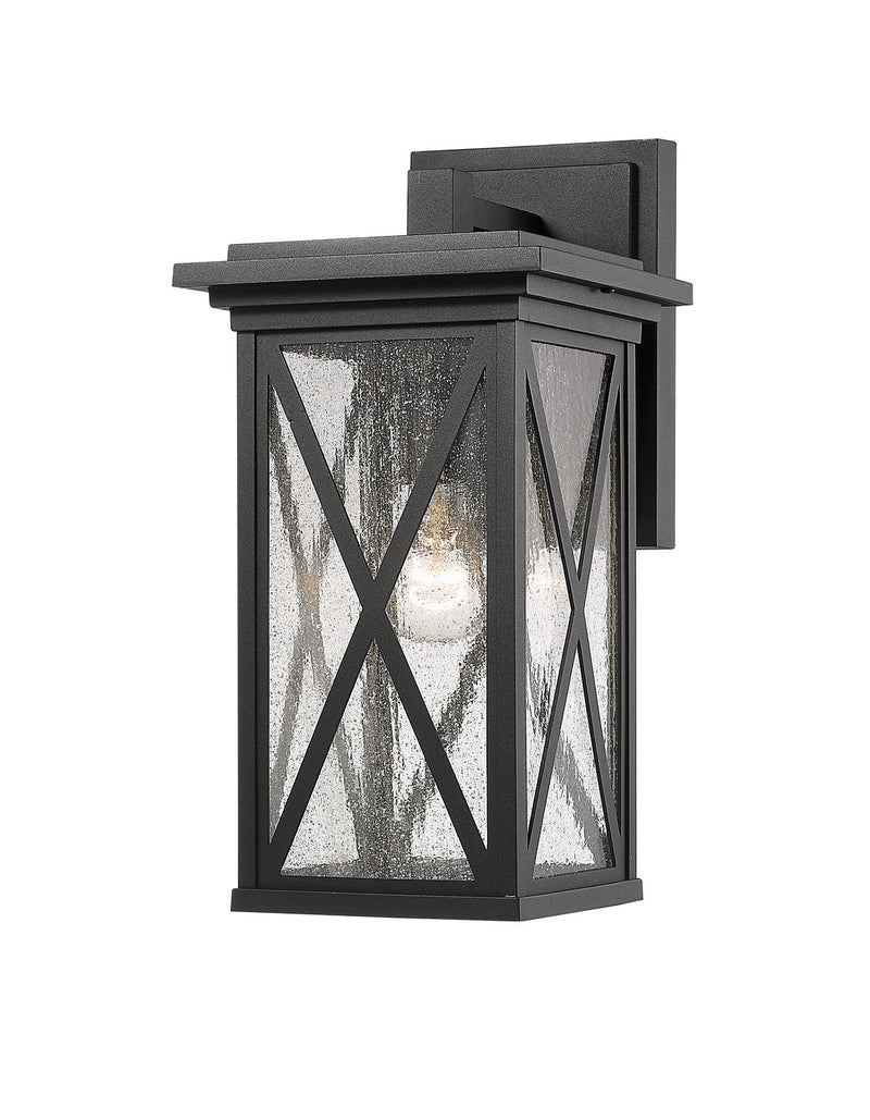 Z-Lite 583M-BK One Light Outdoor Wall Light, Black