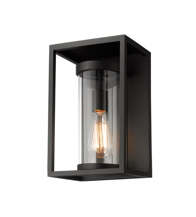Z-Lite 584S-BK One Light Outdoor Wall Light, Black