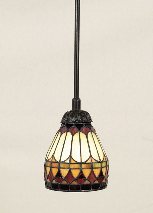 Quoizel TF1541VB One Light Mini Pendant, Vintage Bronze
