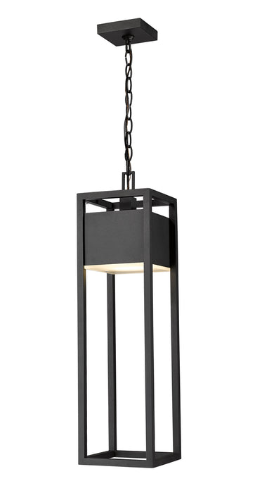 Z-Lite 585CHB-BK-LED LED Outdoor Chain Mount Ceiling Fixture, Black