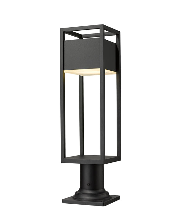 Z-Lite 585PHMR-533PM-BK-LED LED Outdoor Pier Mounted Fixture, Black