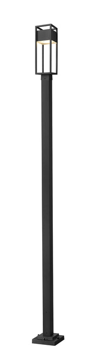 Z-Lite 585PHMS-536P-BK-LED LED Outdoor Post Moun Fixture, Black