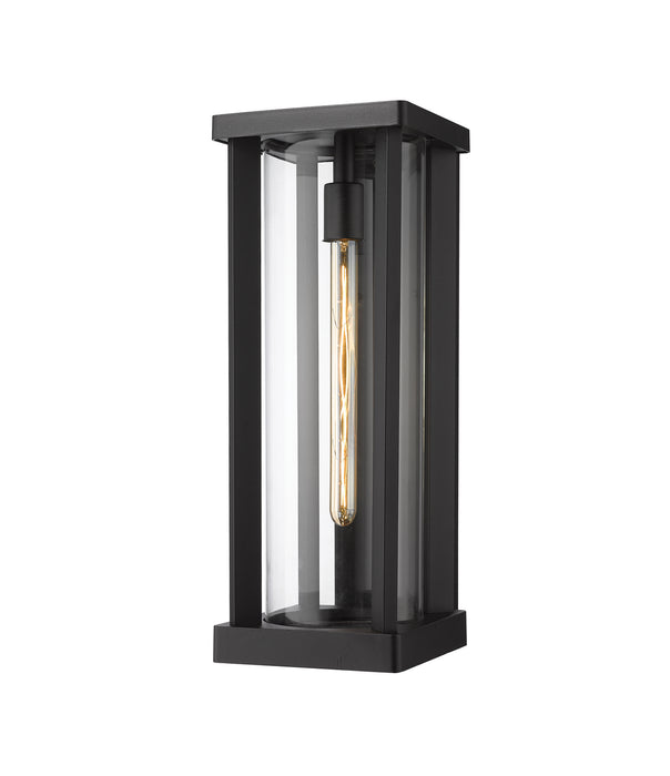 Z-Lite 586B-BK One Light Outdoor Wall Light, Black