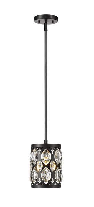 Z-Lite 6010MP-MB One Light Pendant, Matte Black
