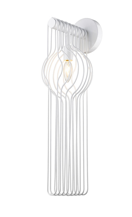 Z-Lite 801-1SL-WH One Light Wall Sconce, White