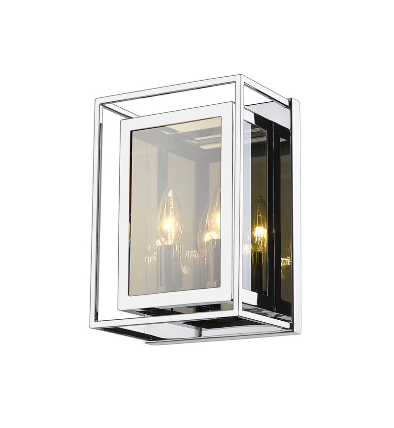 Z-Lite 802-2S-CH Two Light Wall Sconce, Chrome