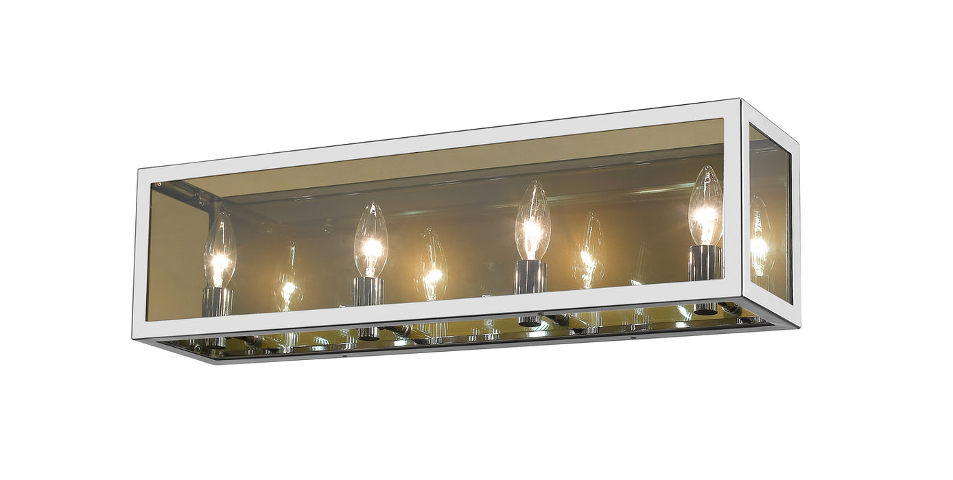 Z-Lite 802-4V-CH Four Light Vanity, Chrome