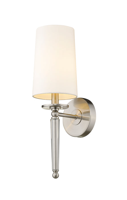 Z-Lite 810-1S-BN One Light Wall Sconce, Brushed Nickel