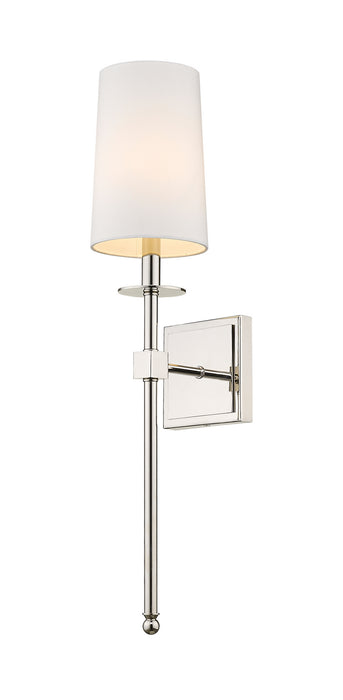 Z-Lite 811-1S-PN One Light Wall Sconce, Polished Nickel