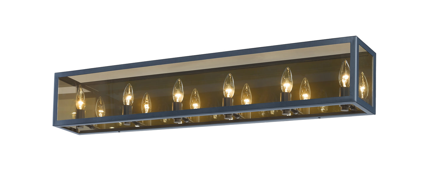 Z-Lite 802-6V-MC Six Light Vanity, Misty Charcoal