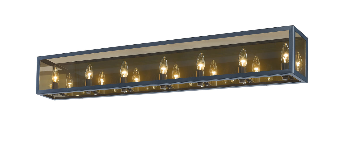 Z-Lite 802-7V-MC Seven Light Vanity, Misty Charcoal