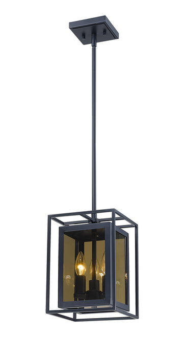 Z-Lite 802MP-MC Three Light Pendant, Misty Charcoal