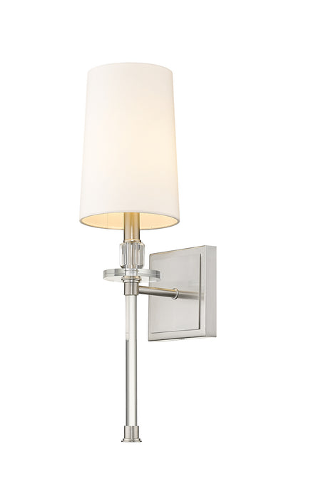 Z-Lite 803-1S-BN One Light Wall Sconce, Brushed Nickel