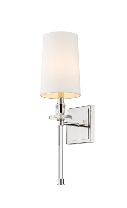 Z-Lite 803-1S-PN One Light Wall Sconce, Polished Nickel