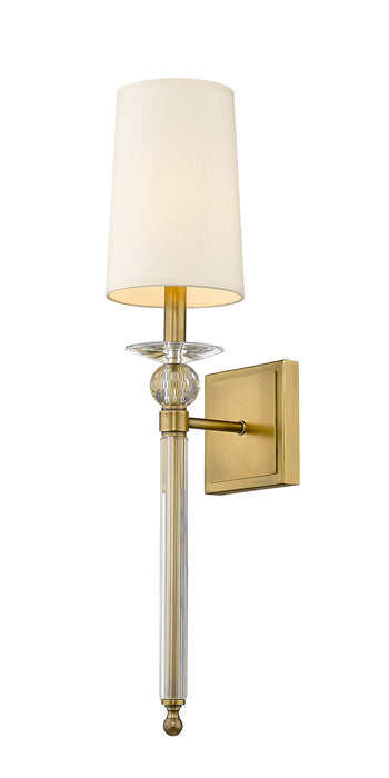Z-Lite 804-1S-RB One Light Wall Sconce, Rubbed Brass