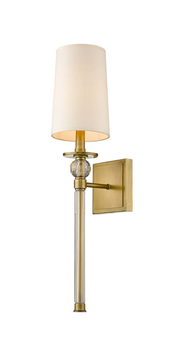 Z-Lite 805-1S-RB One Light Wall Sconce, Rubbed Brass
